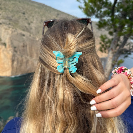 Butterfly Clip / TürkisGlow
