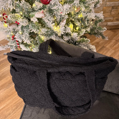 Cozy Teddy Tasche / Dark