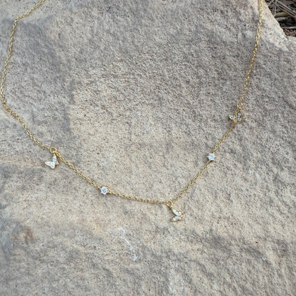 Kette / Schmetterling Gold