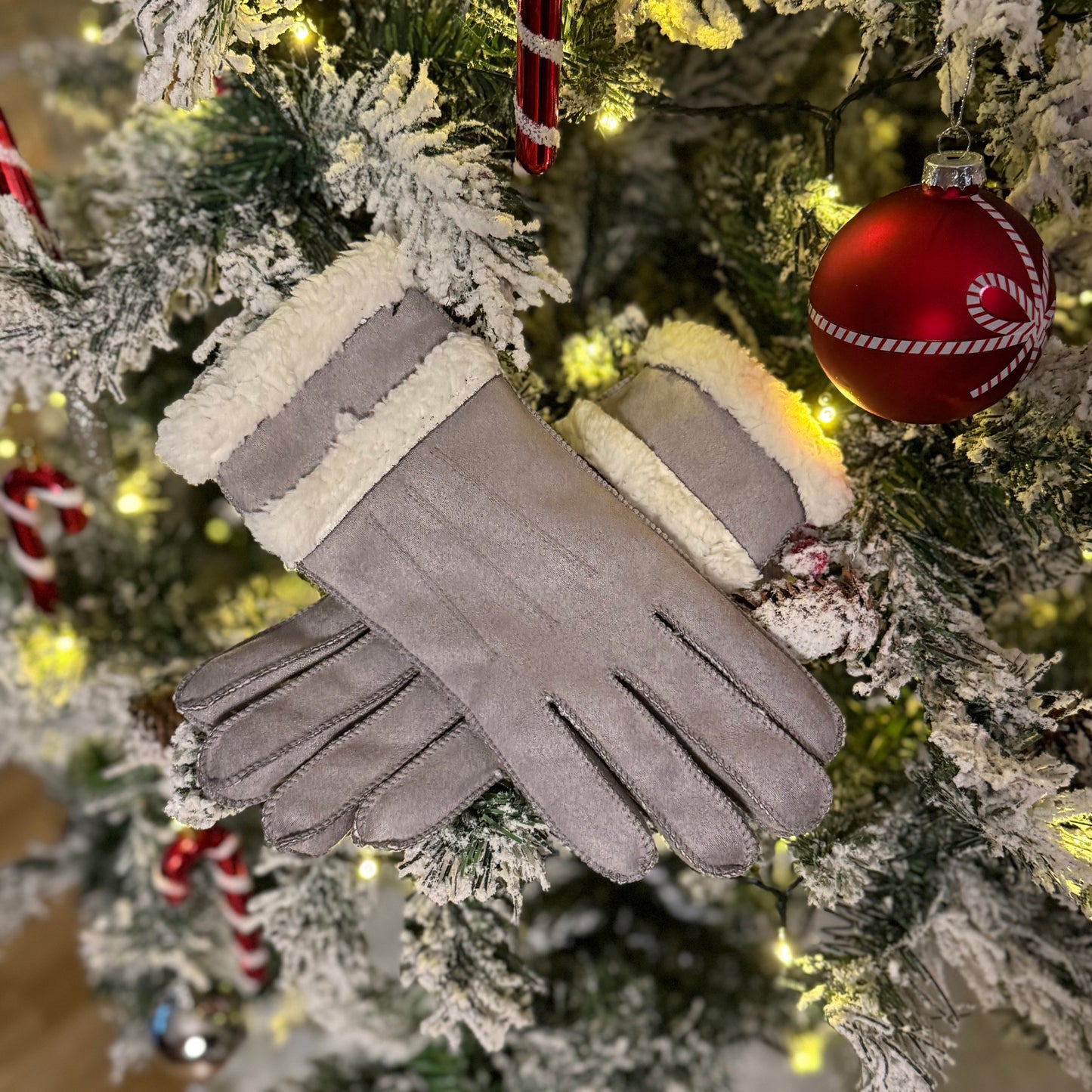 Handschuhe dick / Grau