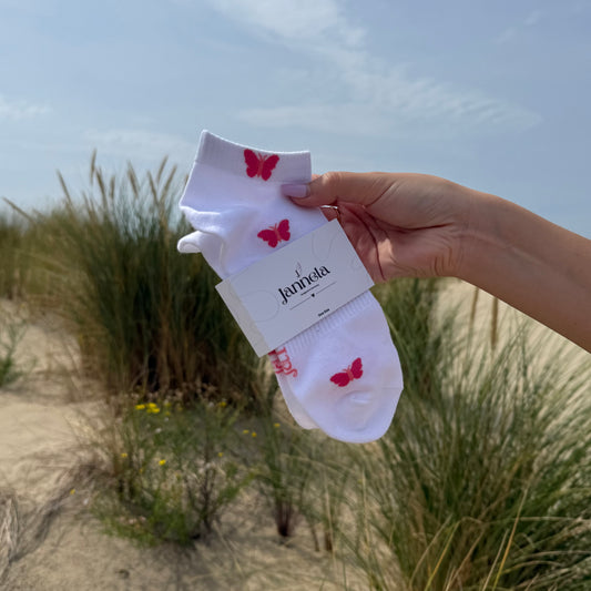 Sneakersocken / Butterfly