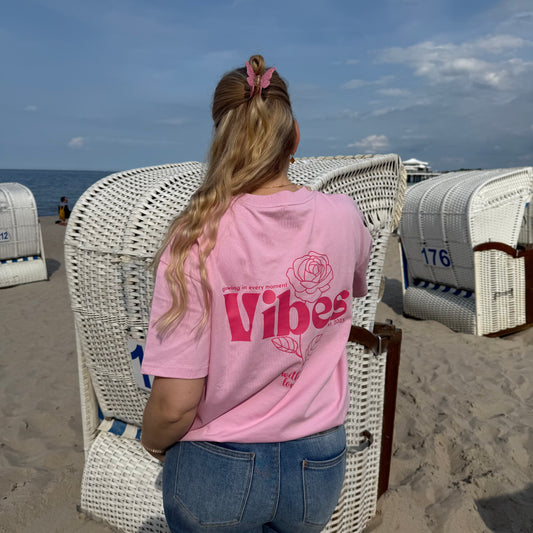 Oversized T-Shirt / Rosy Vibe