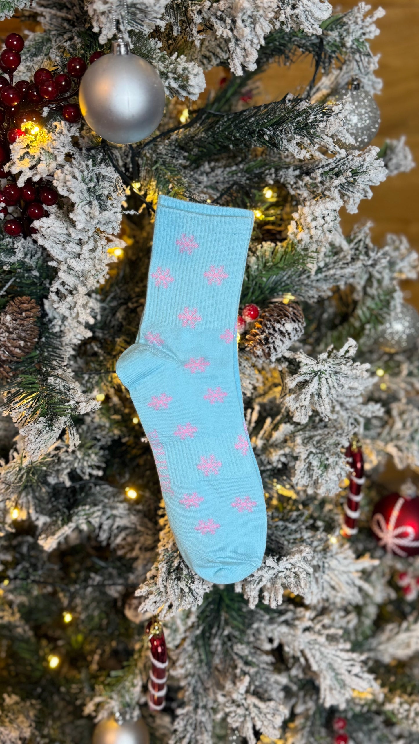 Socken / SchneeflockeRosa 2er Pack