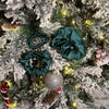 Silk Scrunchie / Green Shine