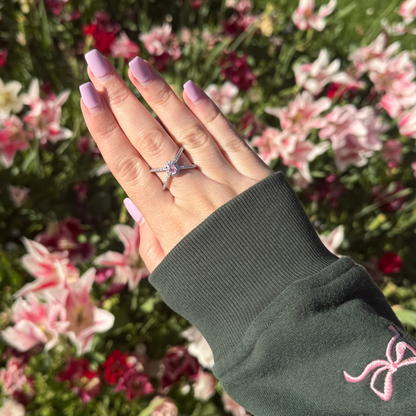 DoubleCrystal Rosa Ring