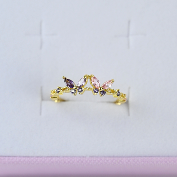 Ring / DoubleButterfly Gold