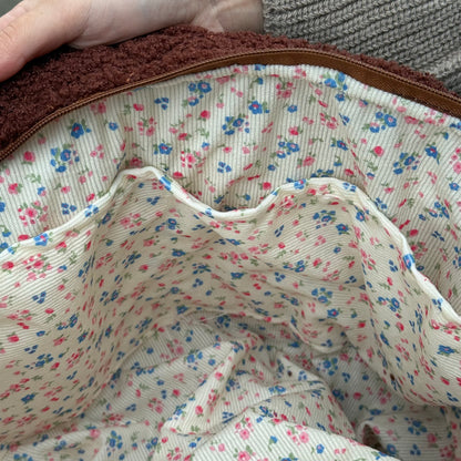Cozy Teddy Tasche / Schoko