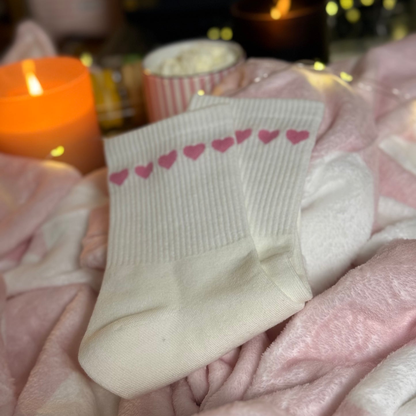 Socken / Herz Rosa 2er Pack
