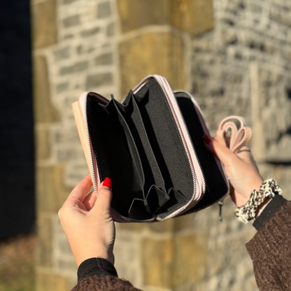 Mina Tasche / Apricot Leder