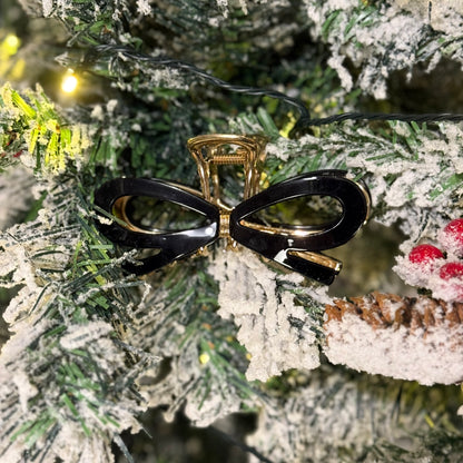 Metall Clip / Black Bow