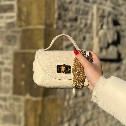 Cira Tasche / Beige Leder