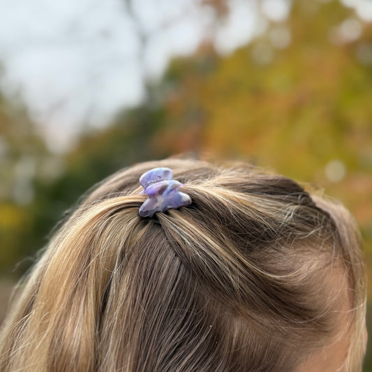 Round Clip 2er Set / Lila XS