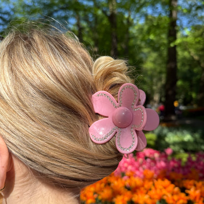FlowerPower Clip / Rosa Diamond
