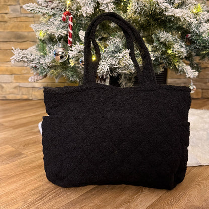 Cozy Teddy Tasche / Dark
