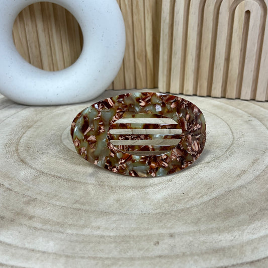 Flacher Clip / Olivea