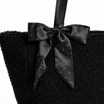 Taschen Band / Schwarz Glitzer
