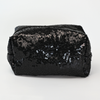 Kosmetiktasche / BlackGlitter M