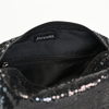 Kosmetiktasche / BlackGlitter L