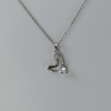 Kette / Double Heart Weiß