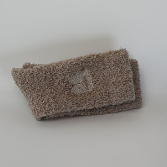 Kuschelsocken / BraunSchleife