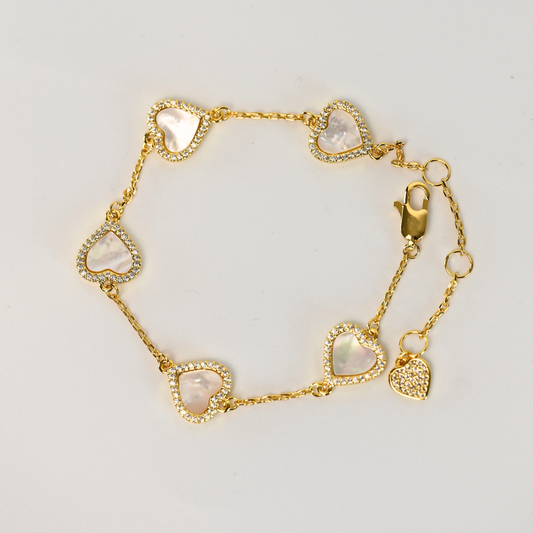 Herz Armband / Gold (2. Wahl)