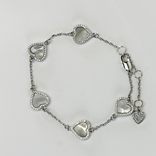 Herz Armband / Silber