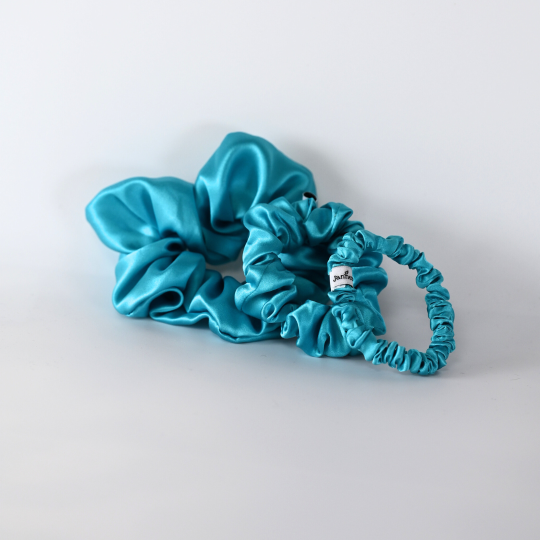 Silk Scrunchie / Lagune