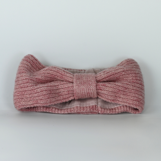 Stirnband / Rosa Schleife