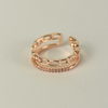 Double Ring / Twisted Roségold