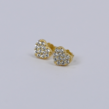 Ohrringe / Herz Strass