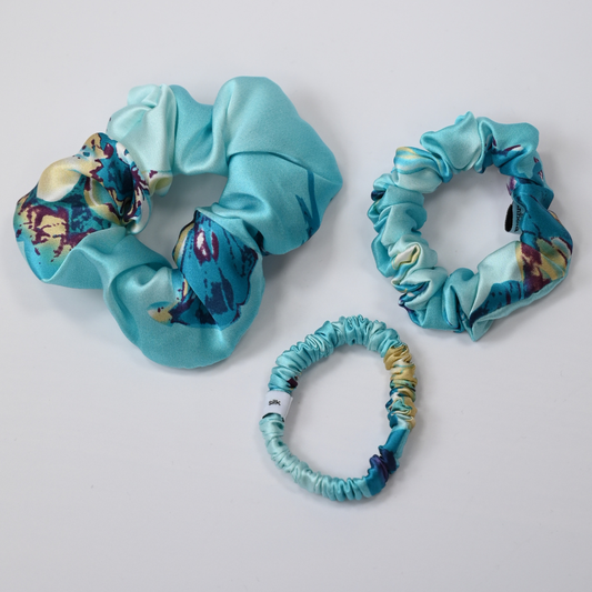 Silk Scrunchie / Breeze