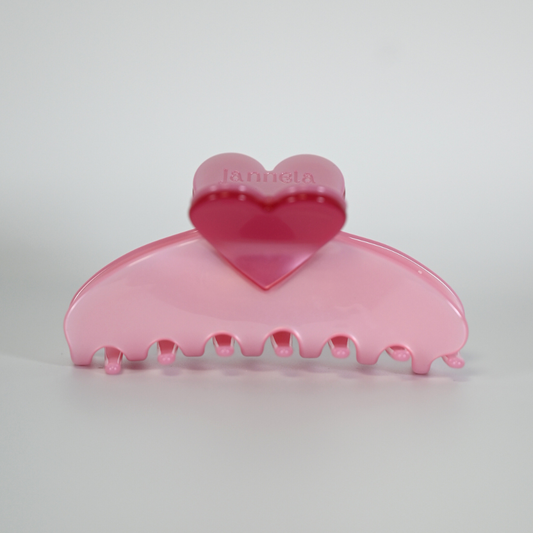 Round Heart Clip / Rosa L