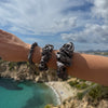 Silk Scrunchie / LeoBlacknWhite