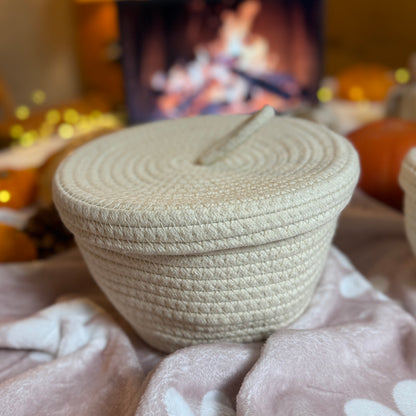 Aufbewahrungskorb / Creamy 2er Set