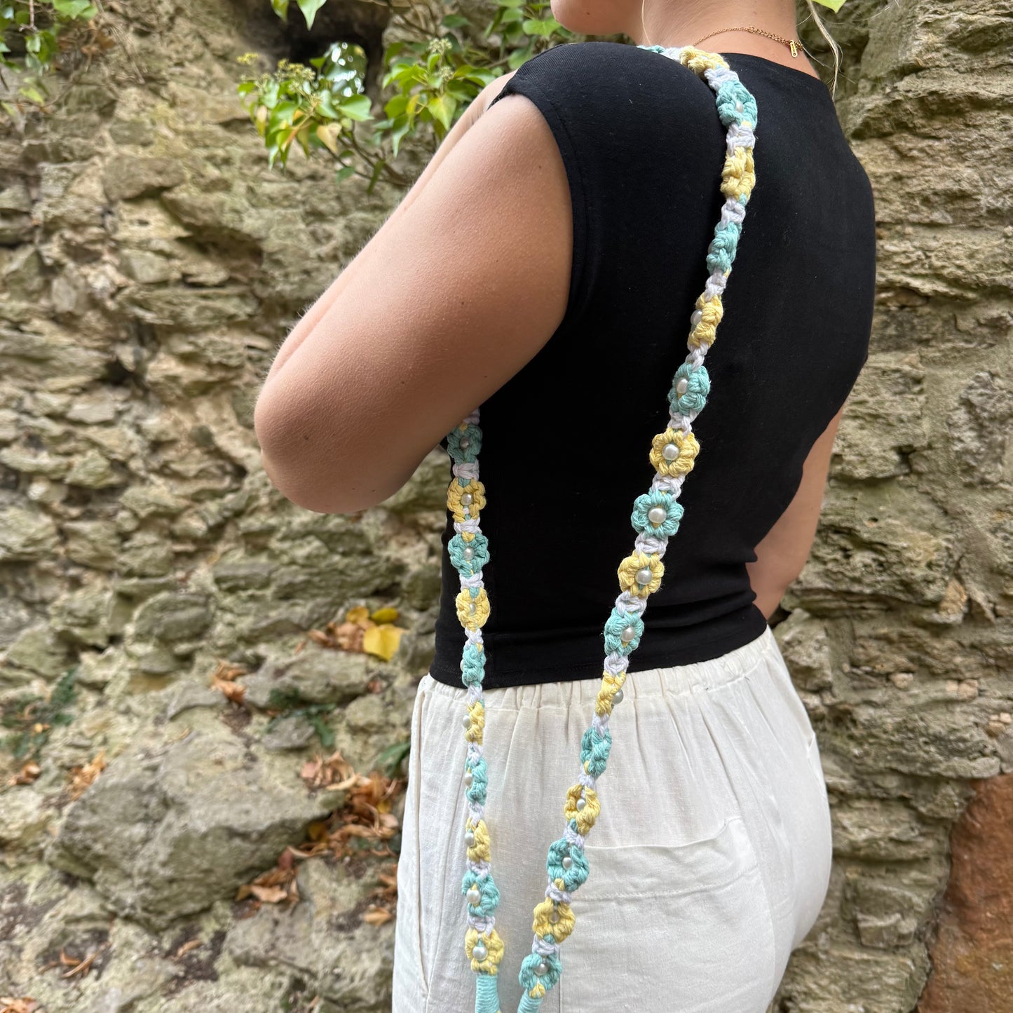 Handykette / Summer Flower MintYellow