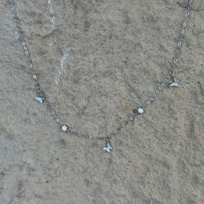 Kette / Schmetterling Silber
