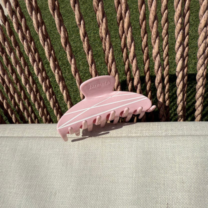 Round Clip /  RosaStripes L