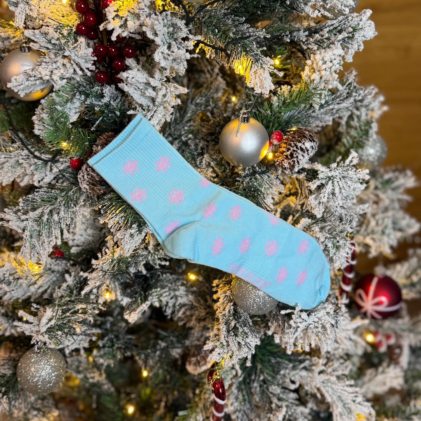 Socken / SchneeflockeRosa 2er Pack