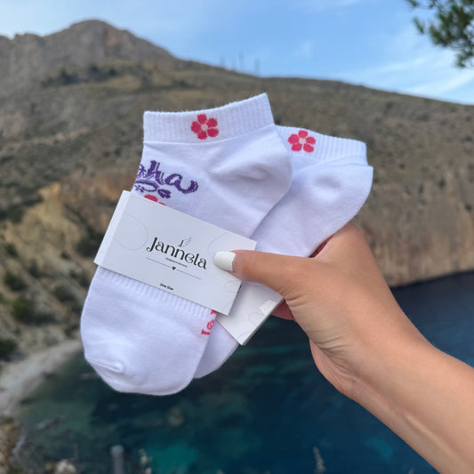 Sneakersocken / Aloha 2er Pack