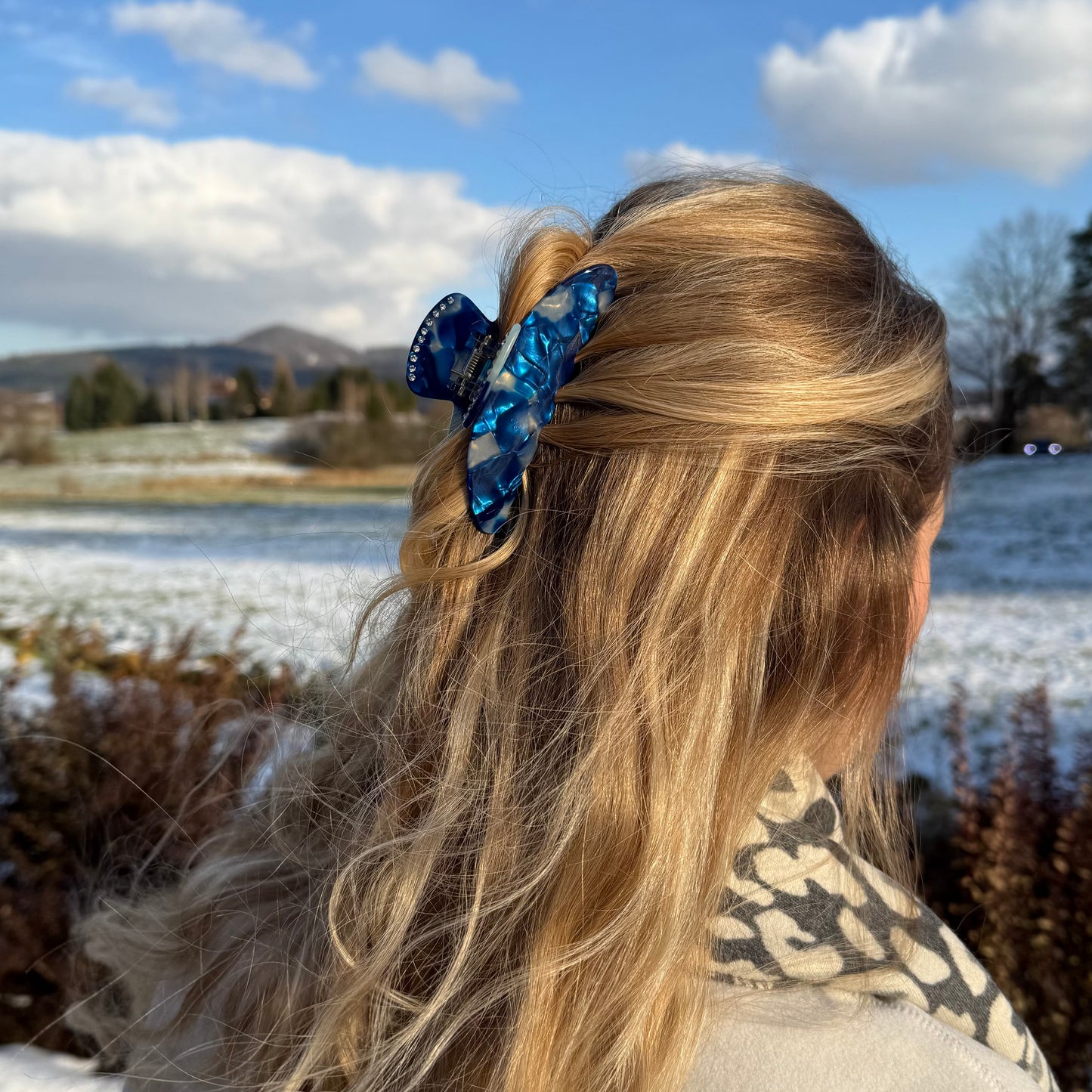 Round Clip / RoyalBlueDiamond L