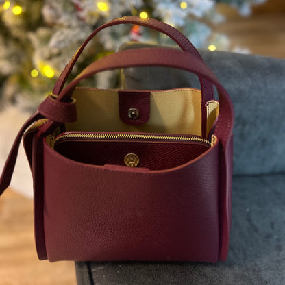 Cleo Tasche / Weinrot