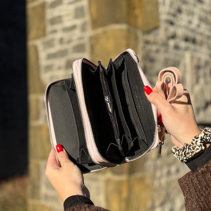 Mina Tasche / Apricot Leder