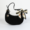 Taschen Band /  Blumen Schwarz