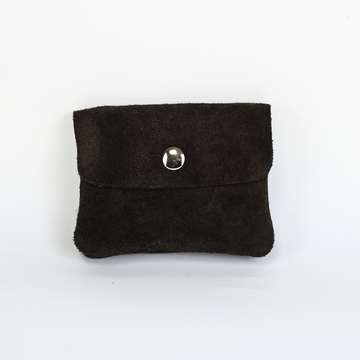 DiFina Geldbörse / Dunkelbraun Mini (Wildleder)