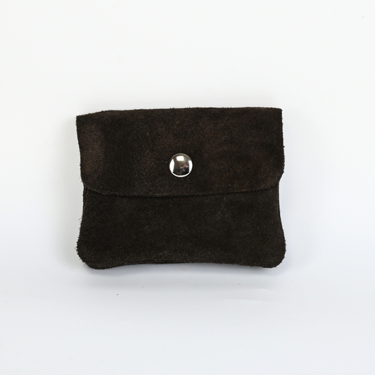 DiFina Geldbörse / Dunkelbraun Mini (Wildleder)
