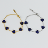 Herz Armband / BlauPerlmutt