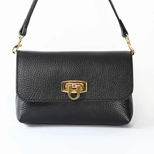 May Tasche / Schwarz Leder