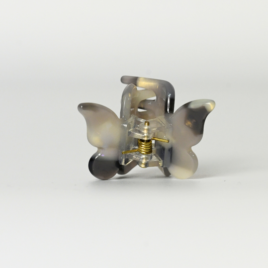 Haarklammer Baby Schmetterling DarkGrey