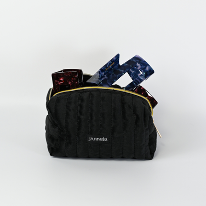 Kosmetiktasche / GoldenBlack M