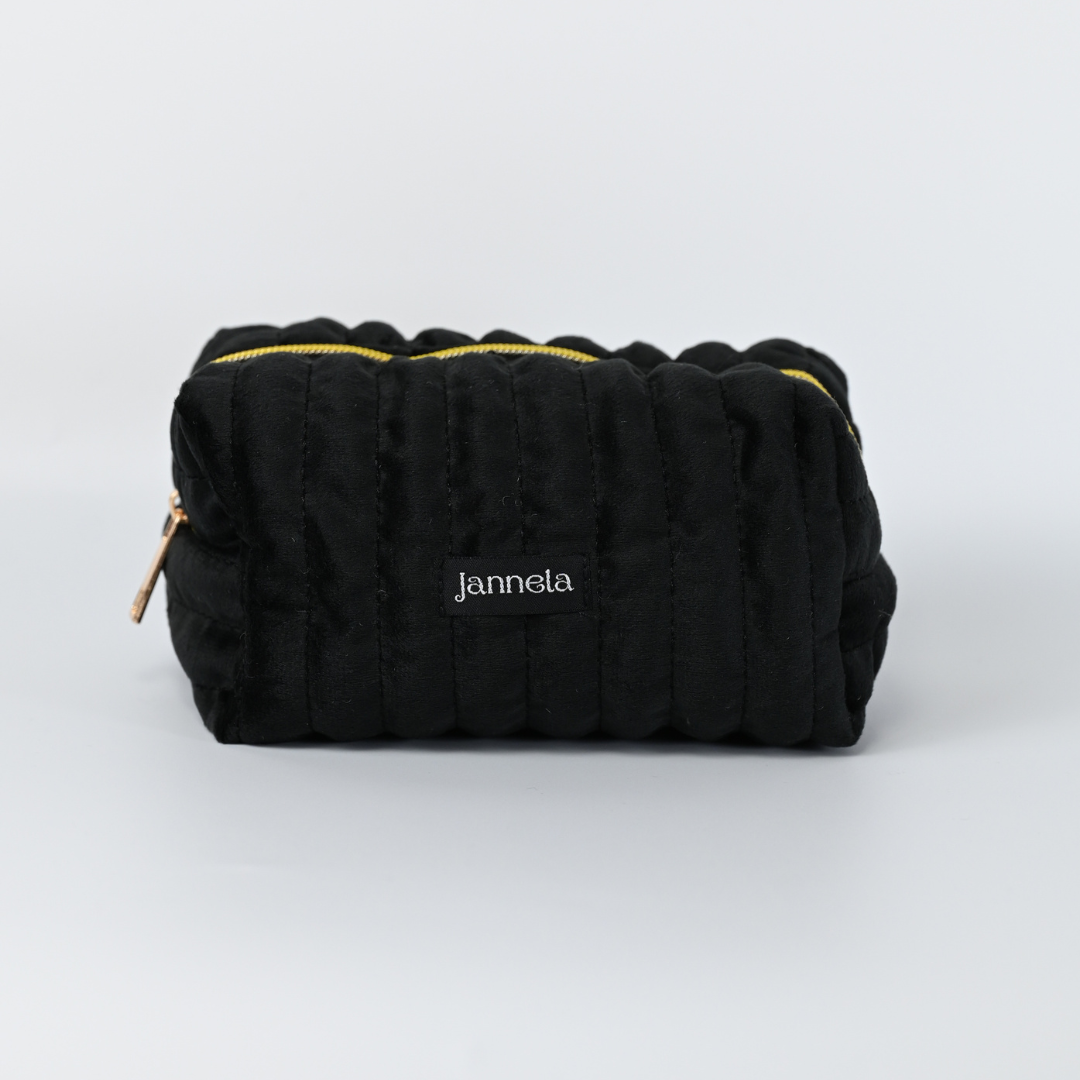 Kosmetiktasche / GoldenBlack M